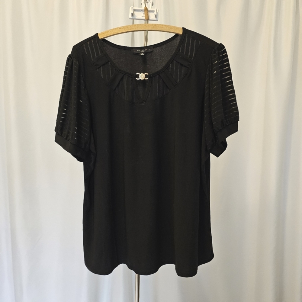Atalier 29 top, 1x, black,  New